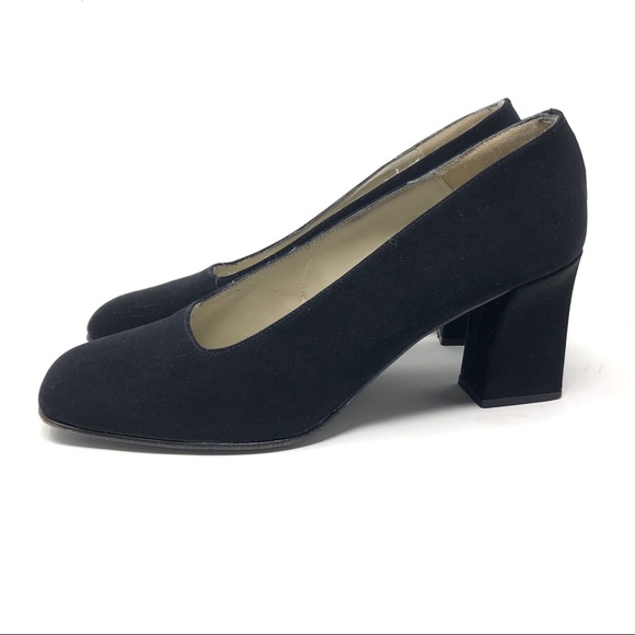 KENNETH COLE black fabric heels - Picture 3 of 7